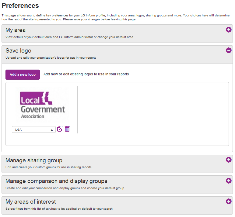 Screenshot showing the Preferences 'Save Logo' dialogue box.