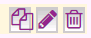 Screenshot of the three component controls: Copy, Edit and Delete.
