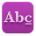 'Abc' text icon